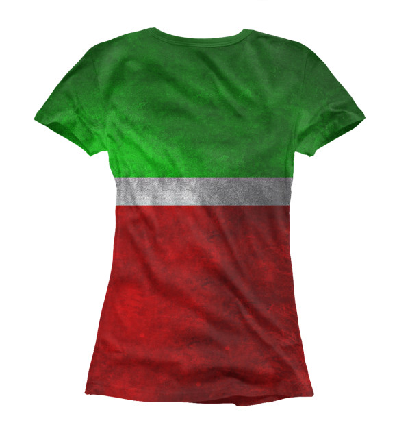Женская футболка с изображением Чеченская Республика цвета Белый