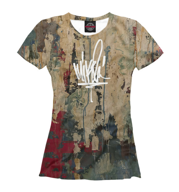 Женская футболка с изображением Mike Shinoda – Post Traumatic цвета Белый