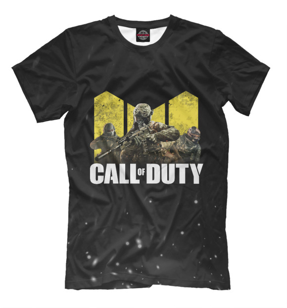 Мужская футболка с изображением Call of Duty: Mobile цвета Белый