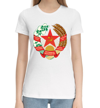 Хлопковая футболка для девочек Таджикская ССР