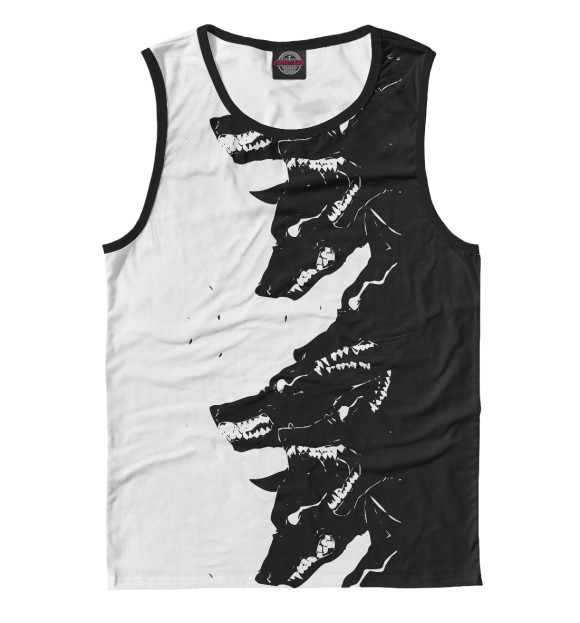 Майка для мальчика с изображением Стая цвета Белый