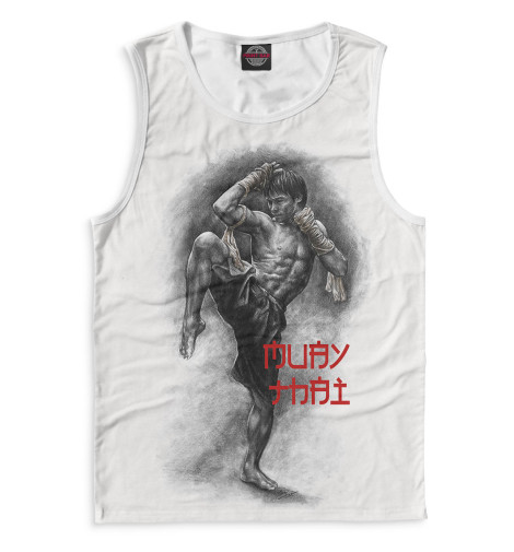 

Майки Print Bar, Белый, Muay Thai