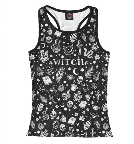 

Майки борцовки Print Bar, Белый, Witch