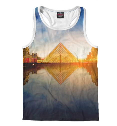 

Майки борцовки Print Bar, Белый, Лувр