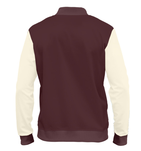 Мужской бомбер с изображением Hotline Miami цвета Белый