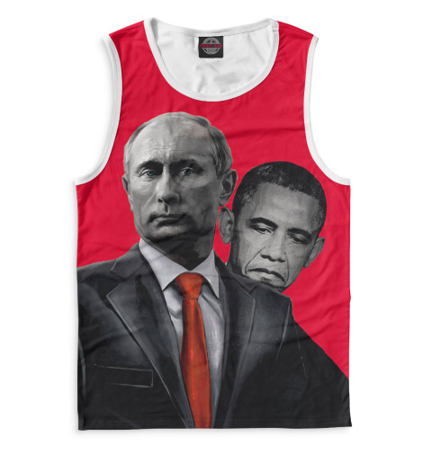 

Майки Print Bar, Белый, Путин