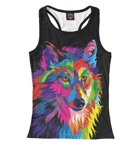 

Майки борцовки Print Bar, Белый, Волк