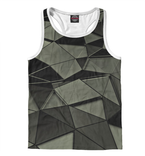 

Майки борцовки Print Bar, Белый, Gray Abstract