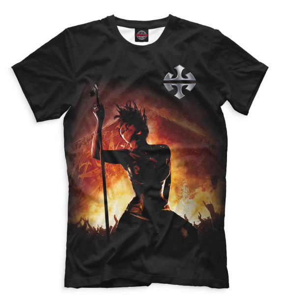Мужская футболка с изображением Within Temptation цвета Черный