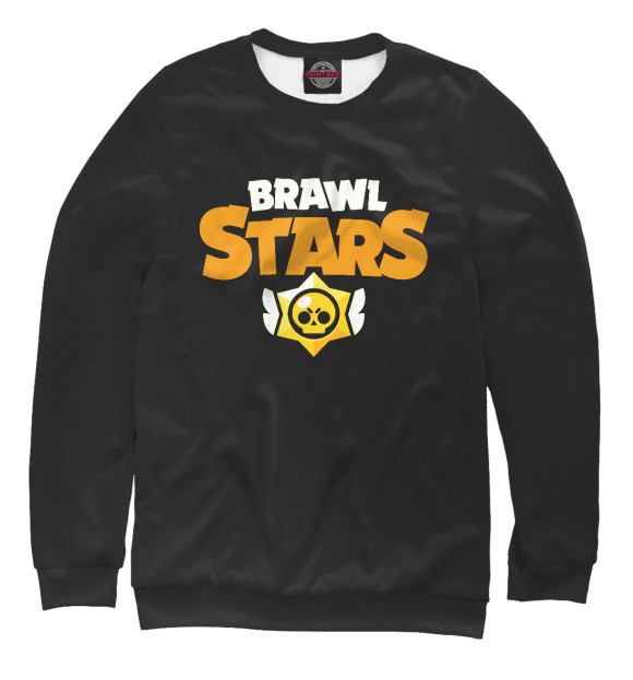 Свитшот для мальчиков с изображением Brawl stars цвета Белый