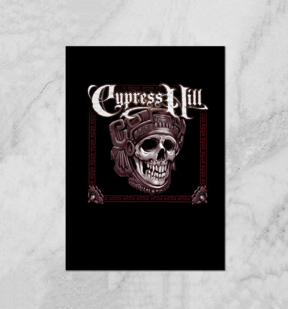 Плакат с изображением Cypress Hill цвета Белый
