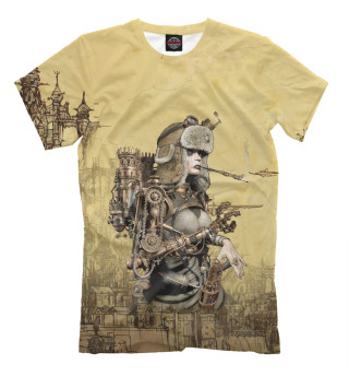Футболка для мальчиков Steampunk / Cool girl / Surrealism