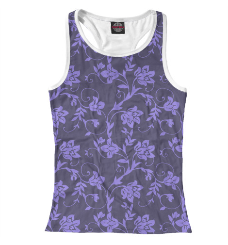 

Майки борцовки Print Bar, Белый, Floral (Purple)
