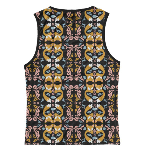 

Майки Print Bar, Белый, Орнамент-лисички