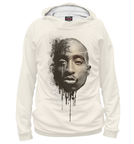 

Худи Print Bar, Белый, Tupak Shakur