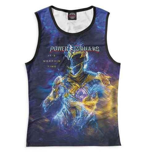 

Майки Print Bar, Белый, Могучие рейнджеры