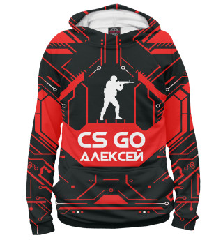 Женское худи Алексей в стиле CS GO