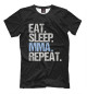 Мужская футболка Eat - Sleep - MMA