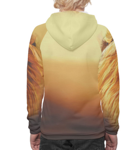 

Худи Print Bar, Белый, Львы