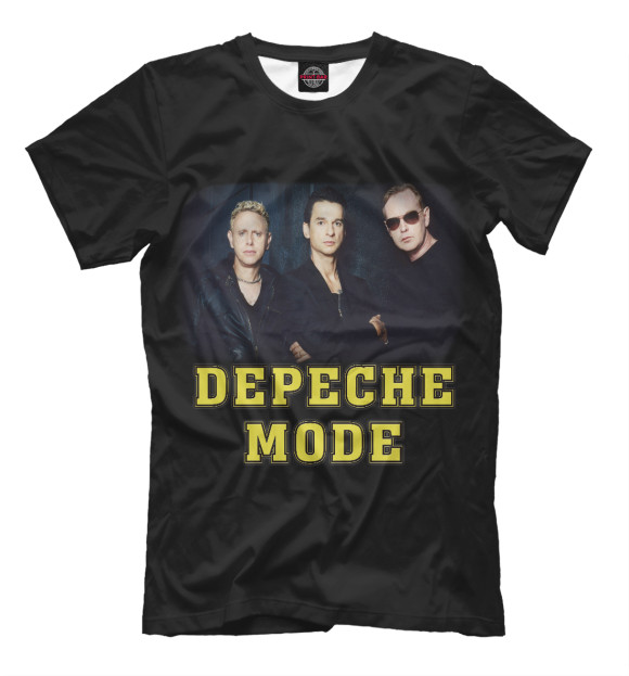 Футболка для мальчиков с изображением Depeche Mode цвета Белый