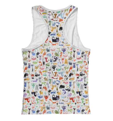 

Майки борцовки Print Bar, Белый, Love Cats