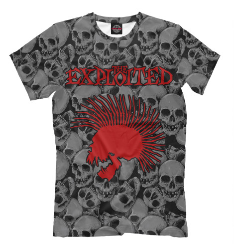 

Футболки Print Bar, Серый, The Exploited