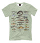 Мужская футболка Популярные виды рыб