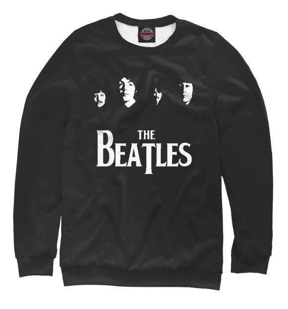 Свитшот для мальчиков с изображением The Beatles цвета Белый