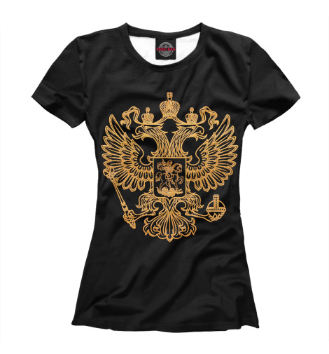 

Футболки Print Bar, Белый, Золотой Герб