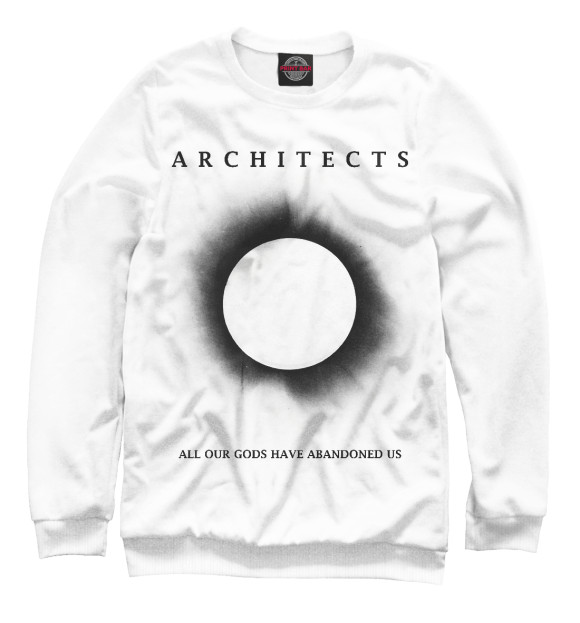 Свитшот для девочек с изображением Architects цвета Белый