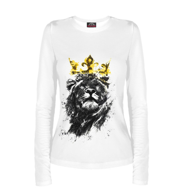 Женский лонгслив с изображением Born to be Wild цвета Белый