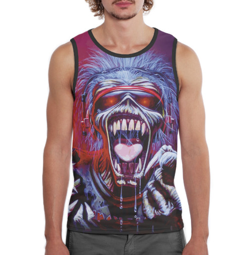 

Майки Print Bar, Белый, Iron Maiden