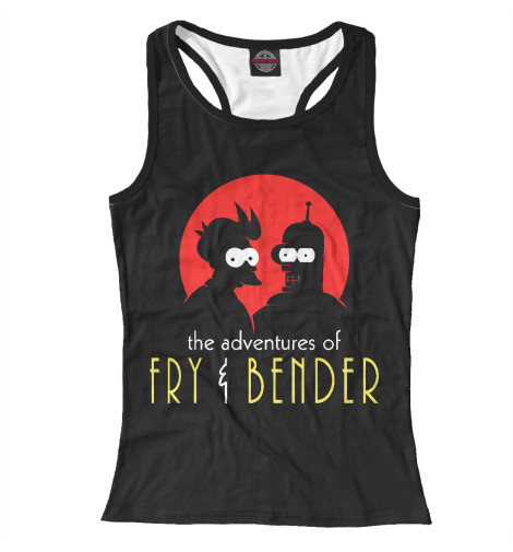 

Майки борцовки Print Bar, Белый, Fry & Bender