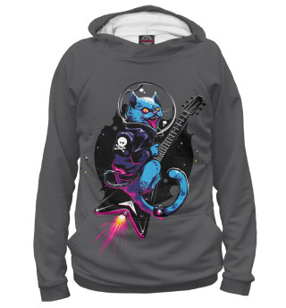 Женское худи Cat Metal