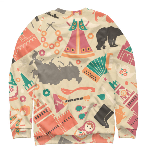 Женский свитшот с изображением Нижний Новгород цвета Белый