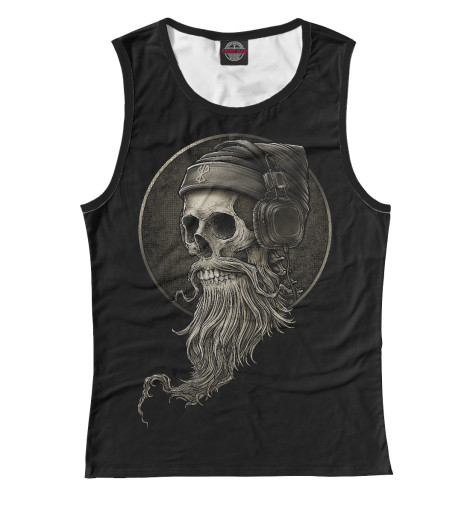 

Майки Print Bar, Белый, Диджей Skull