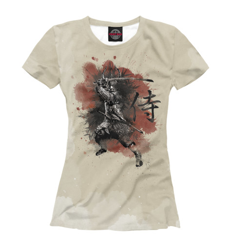 

Футболки Print Bar, Белый, Самурай