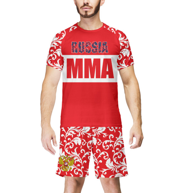 Комплект с изображением MMA Russia цвета Белый