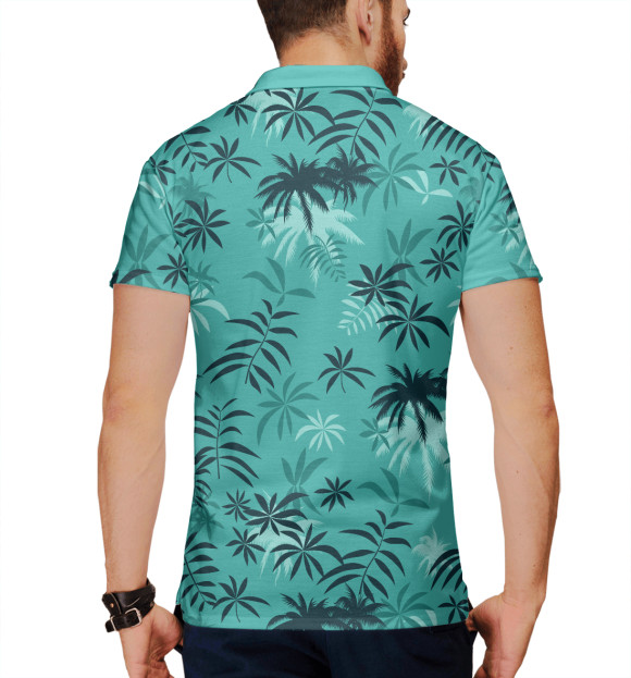 Мужское поло с изображением Tommy Vercetti цвета Белый