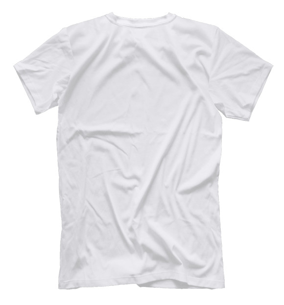 Мужская футболка с изображением Котейка цвета Белый