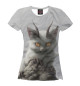 Футболка для девочек Fantasy cat