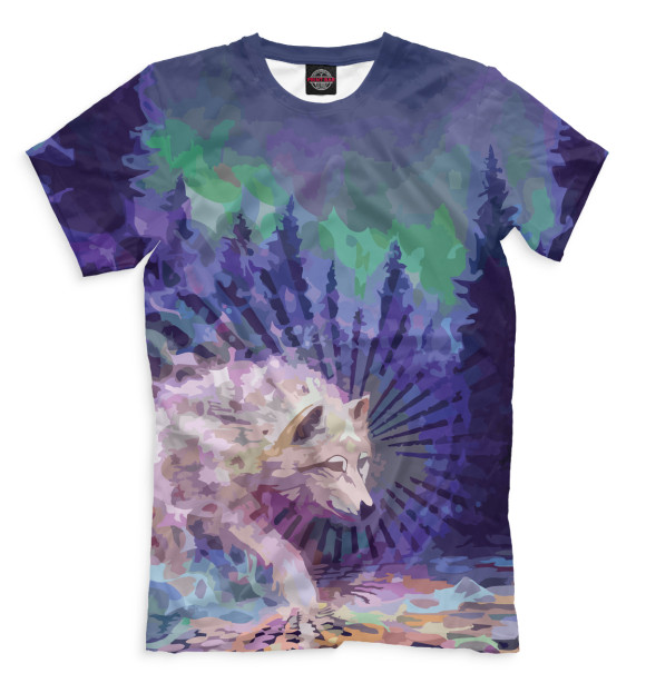 Футболка для мальчиков с изображением Psychedelic цвета Серый