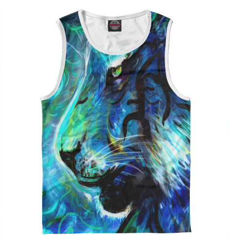 

Майки Print Bar, Белый, Blue Tiger