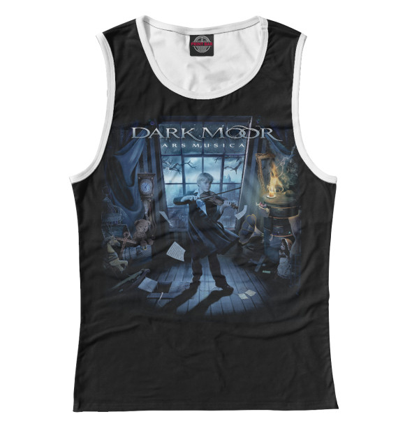 Женская майка с изображением Darkmoor цвета Белый