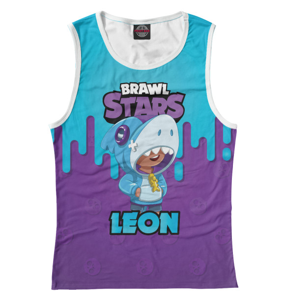 Майка для девочки с изображением Brawl Stars цвета Белый