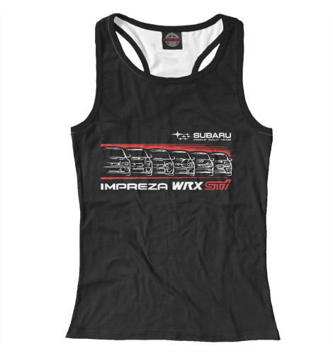 

Майки борцовки Print Bar, Белый, Impreza sti