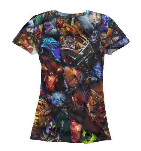 

Футболки Print Bar, Белый, Dota 2: All Pick