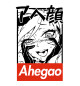 Футболка для девочек Ahegao