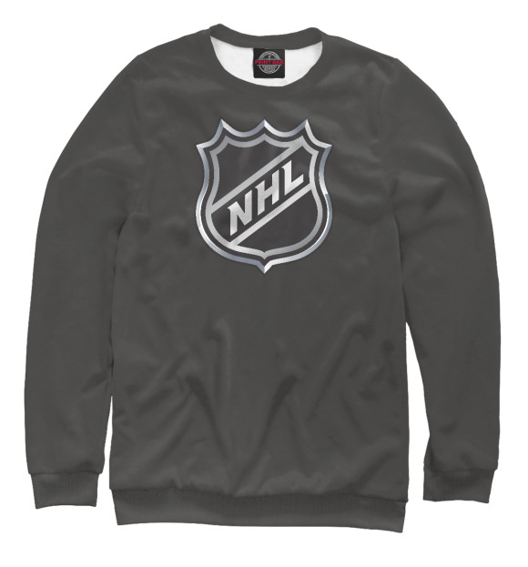 Свитшот для мальчиков с изображением НХЛ цвета Белый