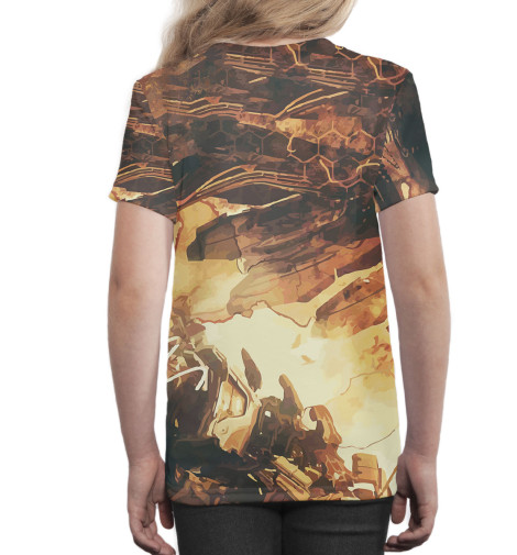 

Футболки Print Bar, Белый, Horizon Zero Dawn